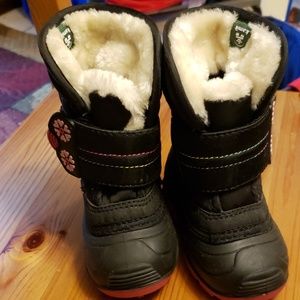 Kamik toddler snow boots size 5